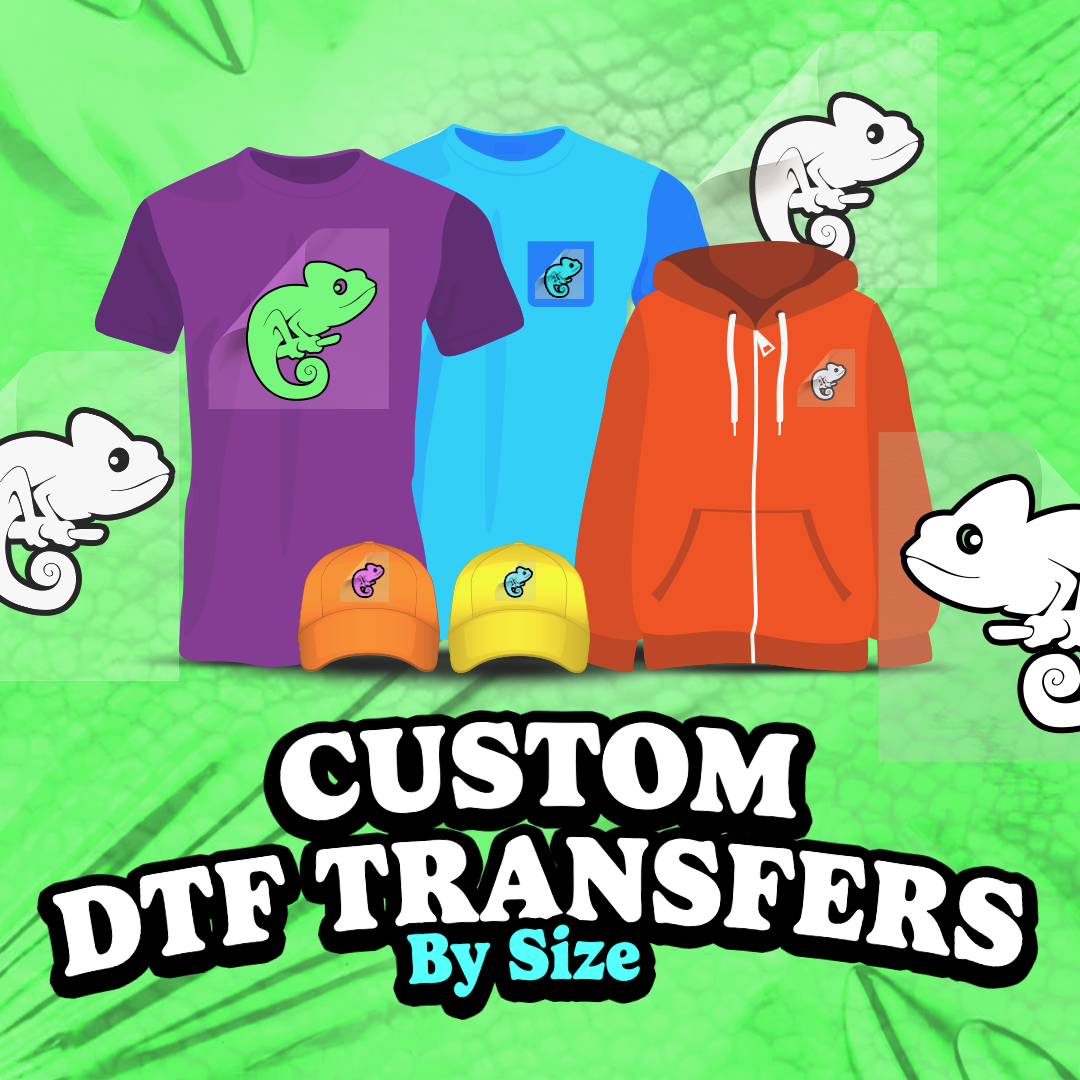 Custom DTF Transfer By Size