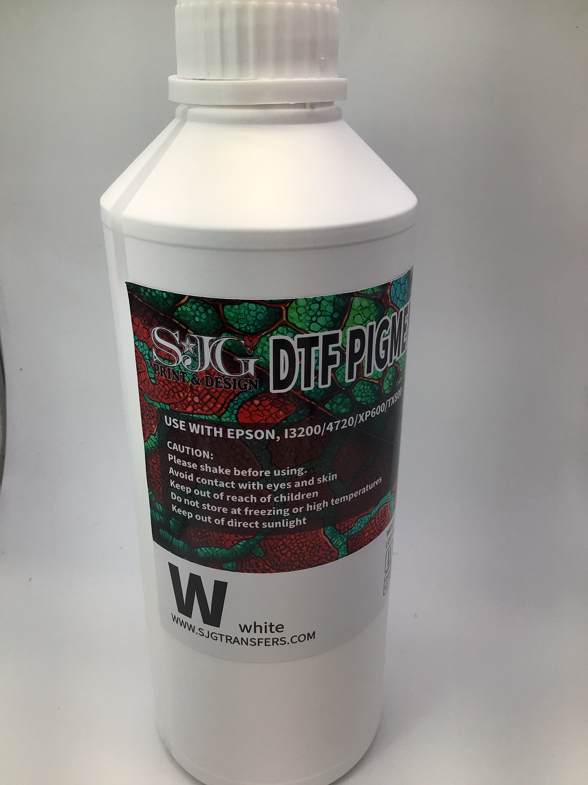 White DTF Ink – Premium Opaque Coverage