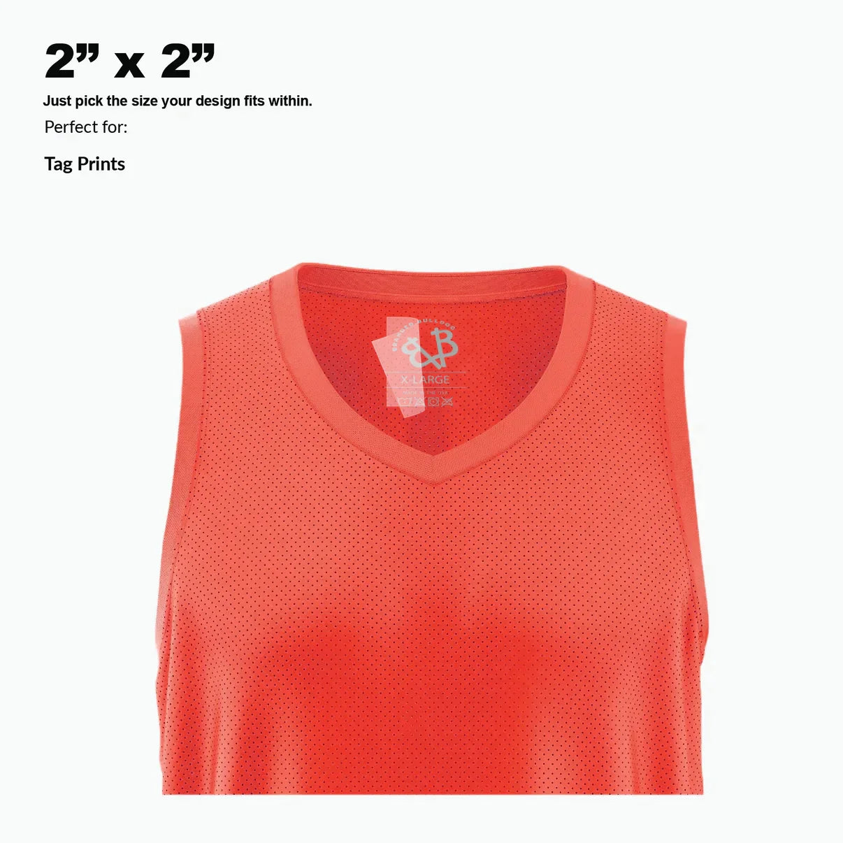 Custom Reflective DTF Transfer By Size