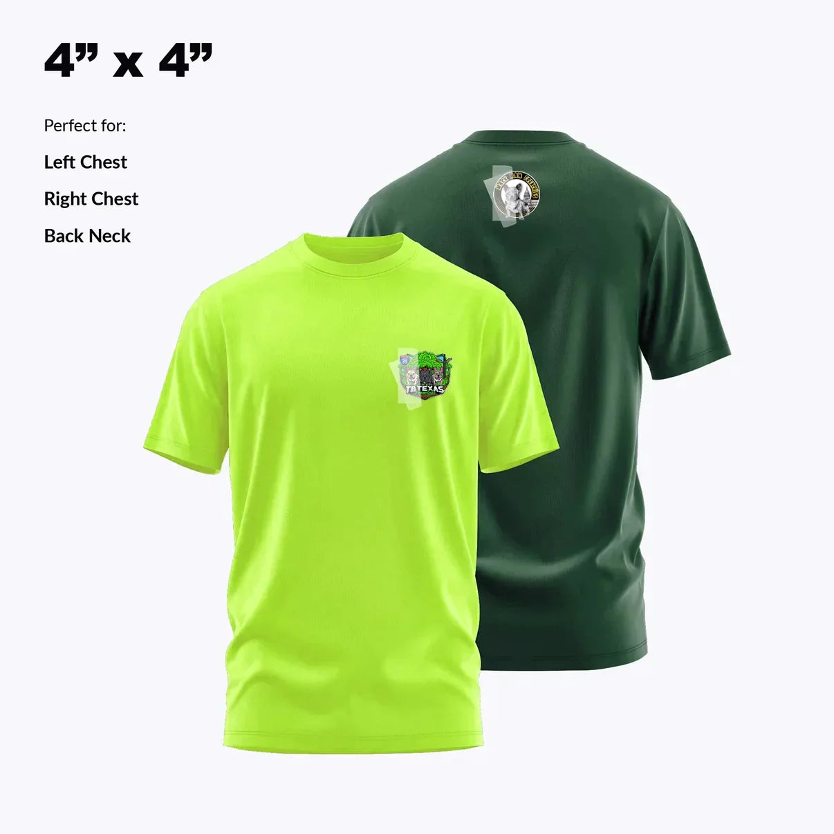 Custom Reflective DTF Transfer By Size