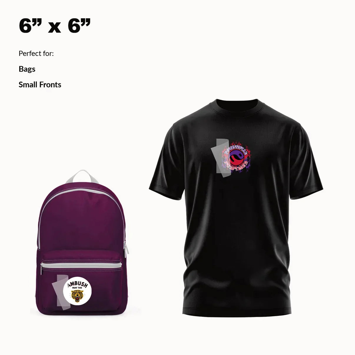 Custom Reflective DTF Transfer By Size