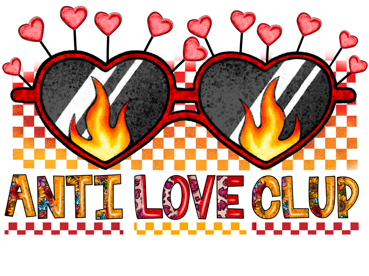 "Anti Love Clup" DTF TRANSFER