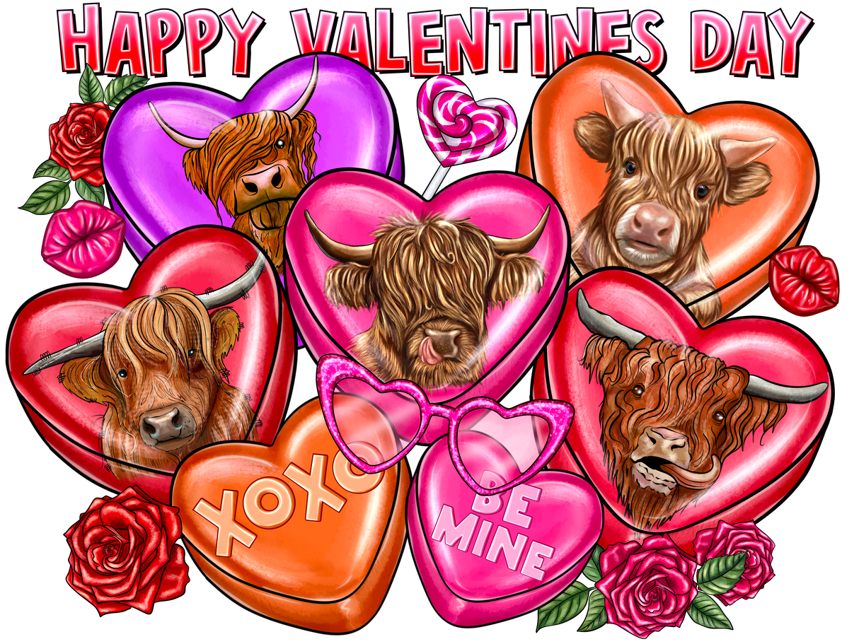 "Be Mine Cow" DTF TRANSFER