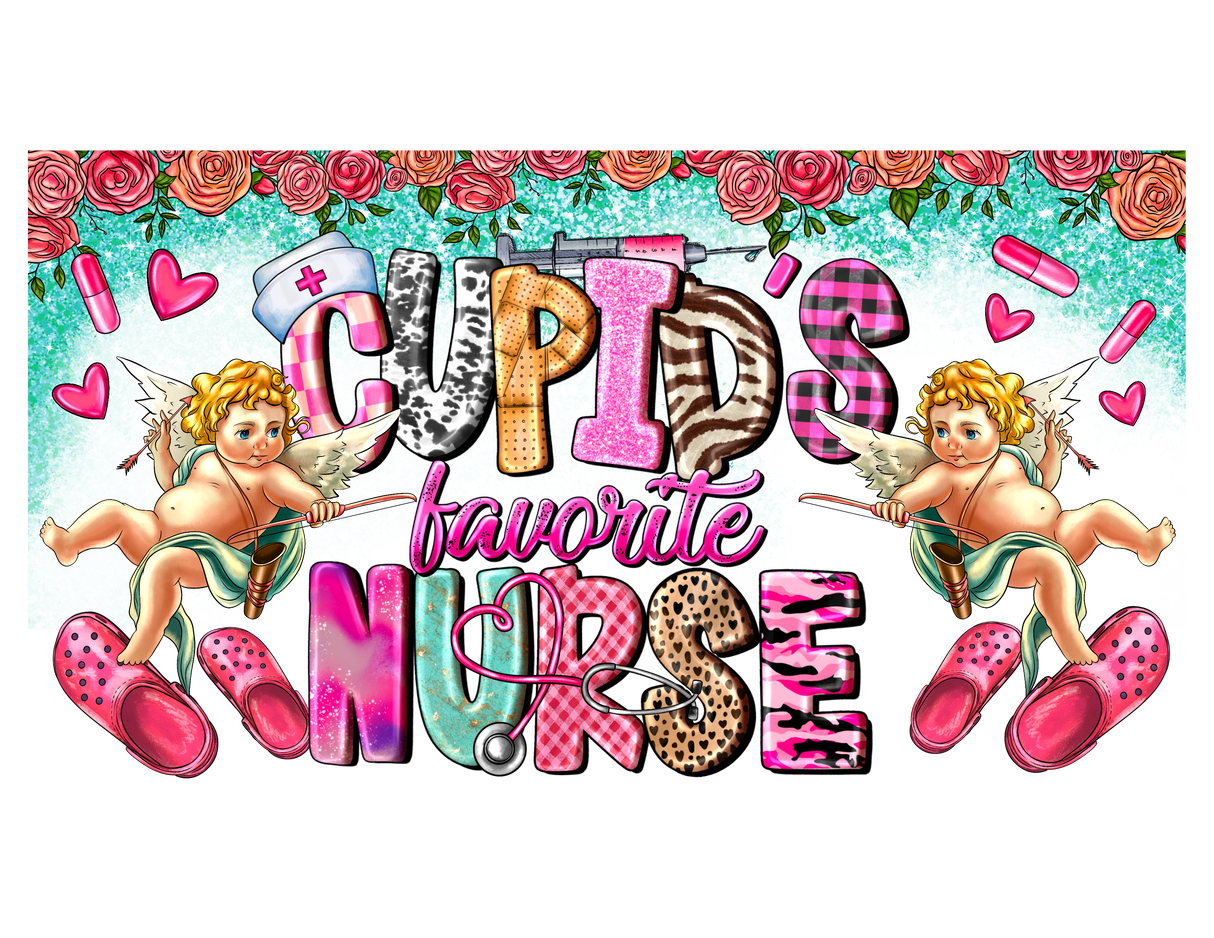 "Cupids Favorite Nurse" DTF TRANSFER