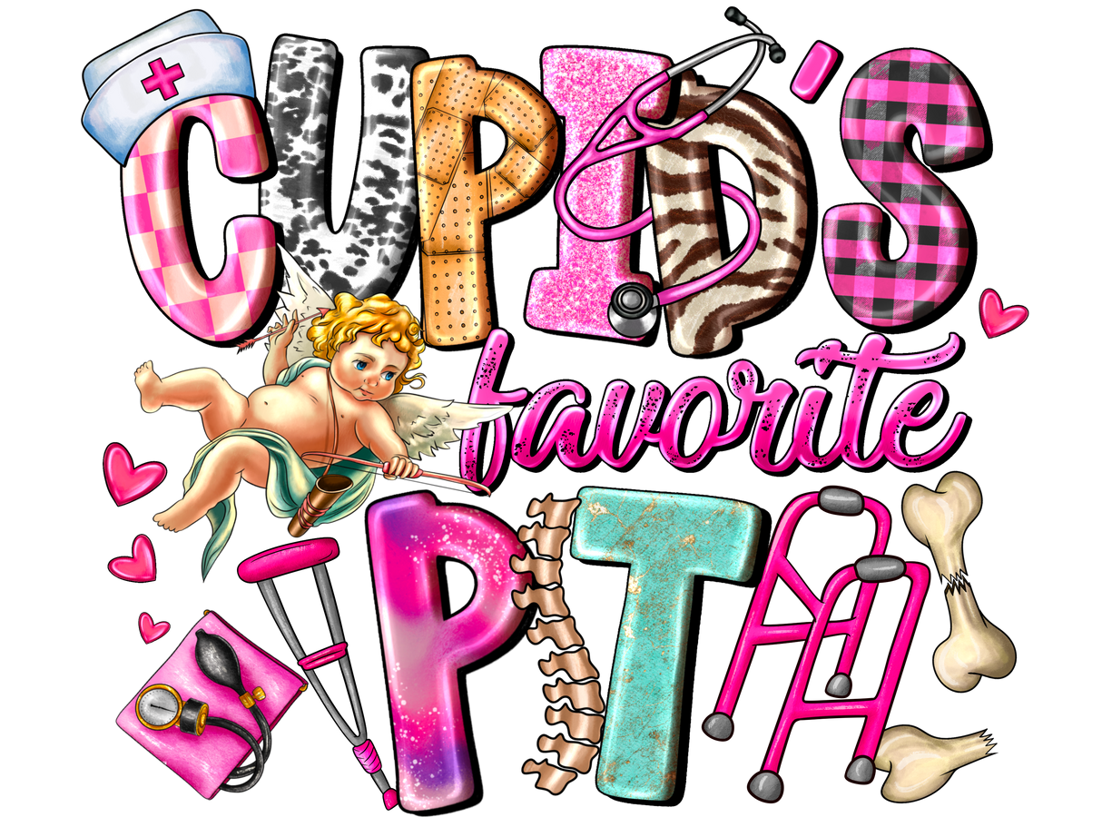 "Cupids Favorite PT" DTF TRANSFER