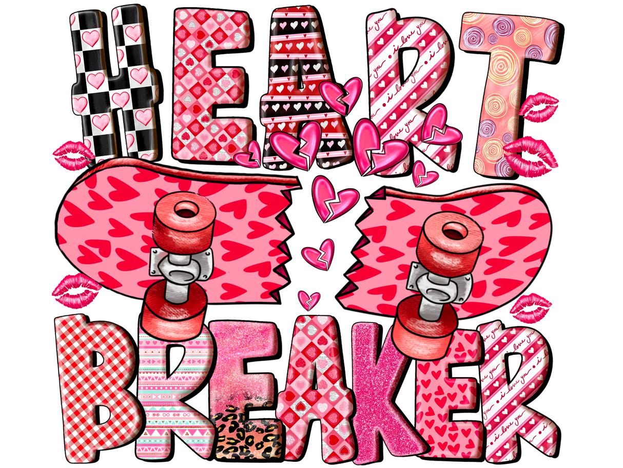 "Heart Breaker" DTF TRANSFER