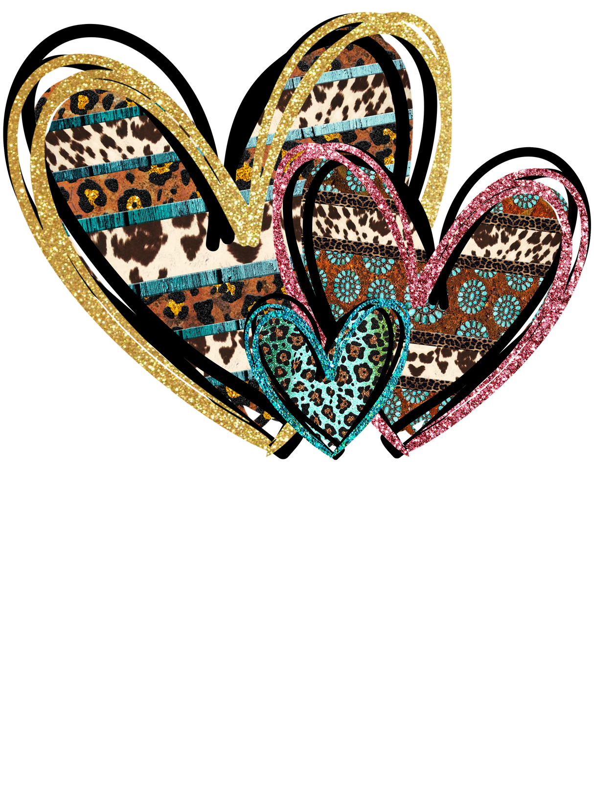 "Heart Valentines Day" DTF TRANSFER