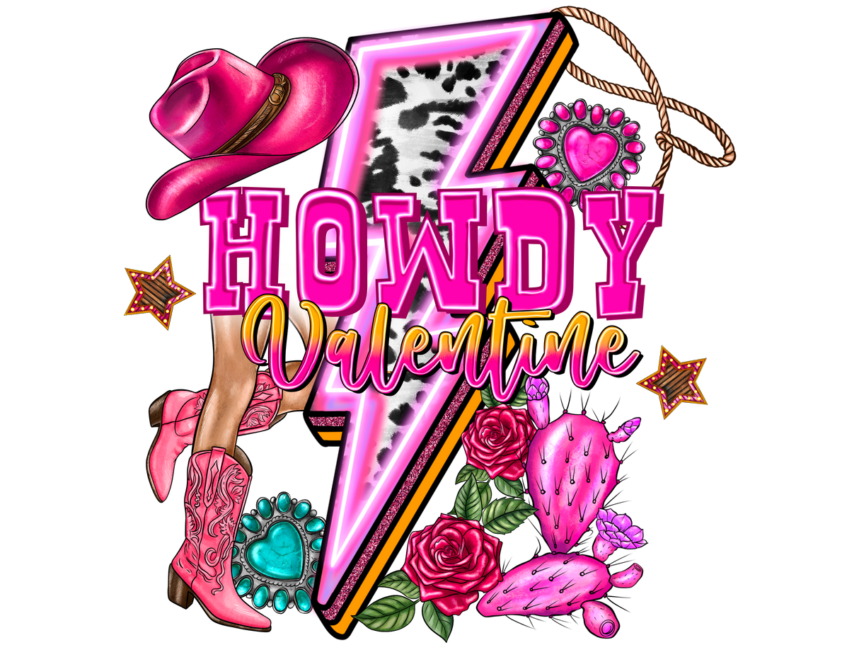 "Howdy Valentine" DTF TRANSFER