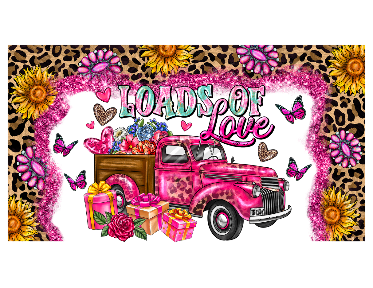 "Loads of Love Truck" DTF TRANSFER