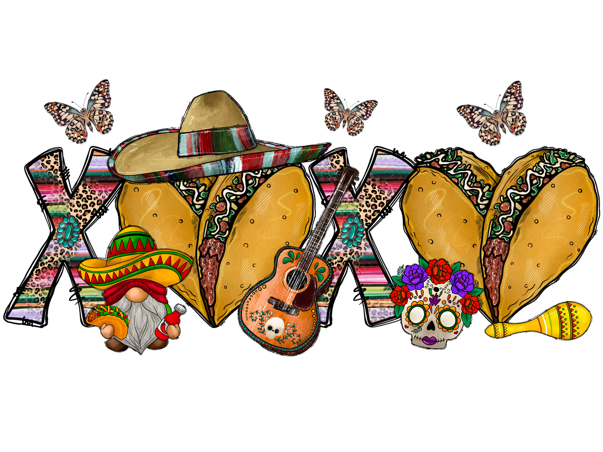"Mexico XOXO" DTF TRANSFER