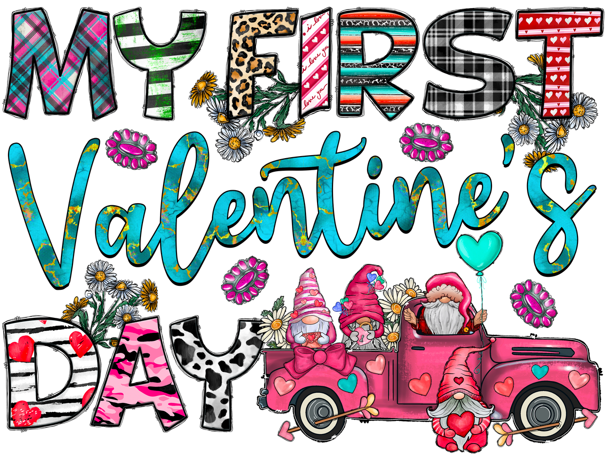 "My First Valentines Day" DTF TRANSFER