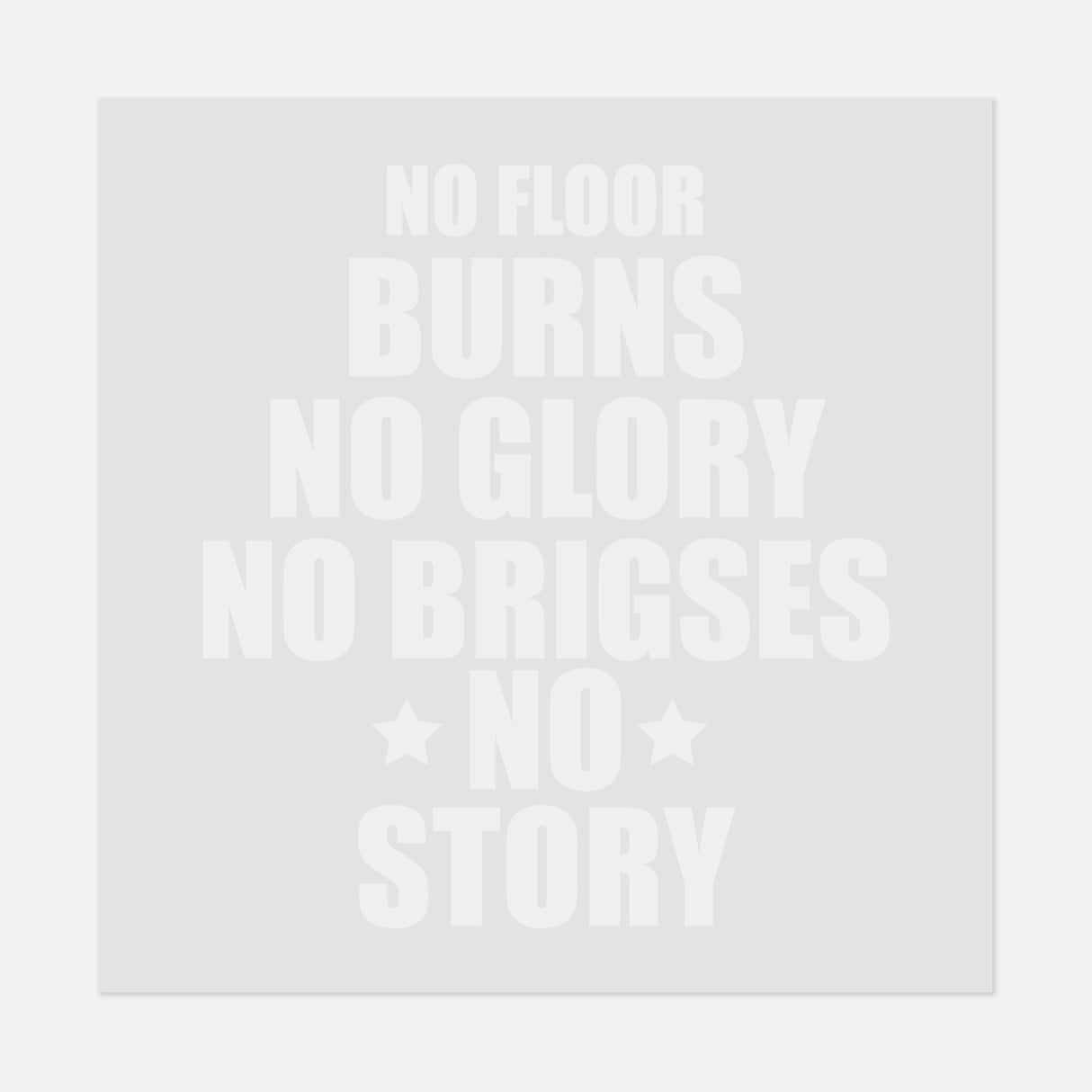 Sports - NO FLOOR BURNS
