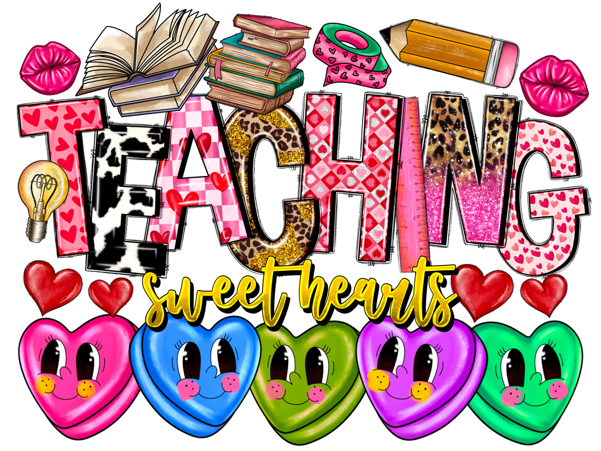 "Teaching Sweet Hearts" DTF TRANSFER