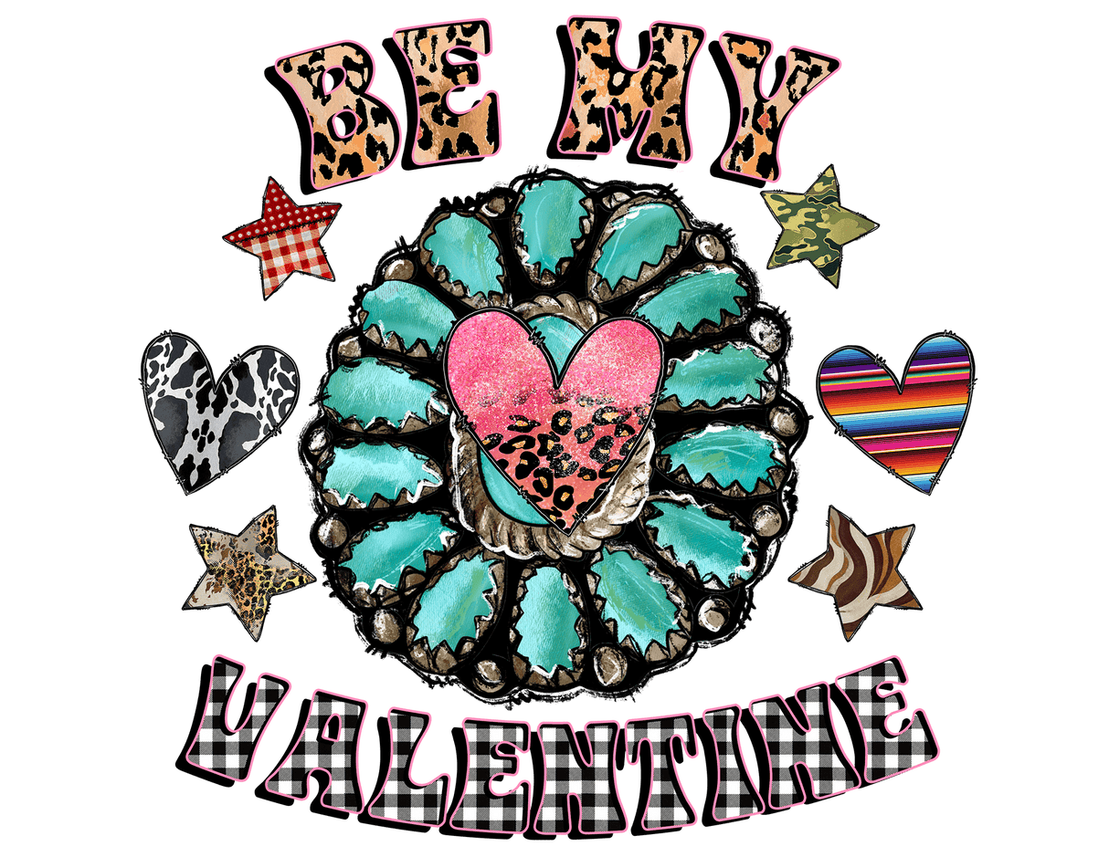 "Be my Valentine" DTF TRANSFER