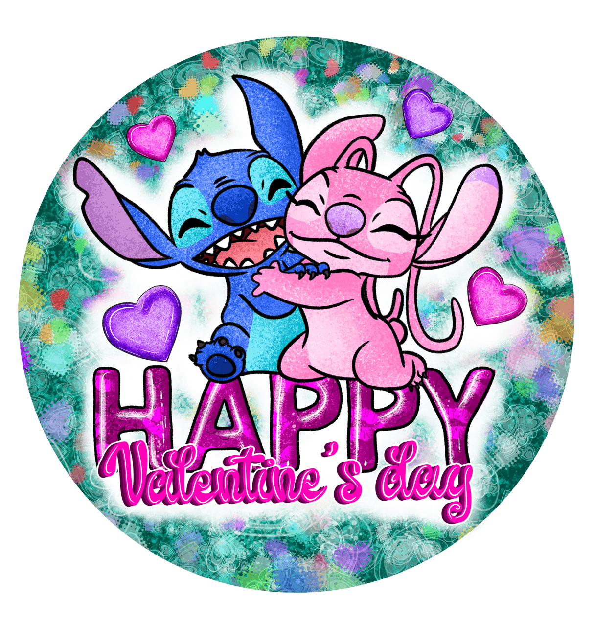 "Happy Valentine's Day" DTF TRANSFER