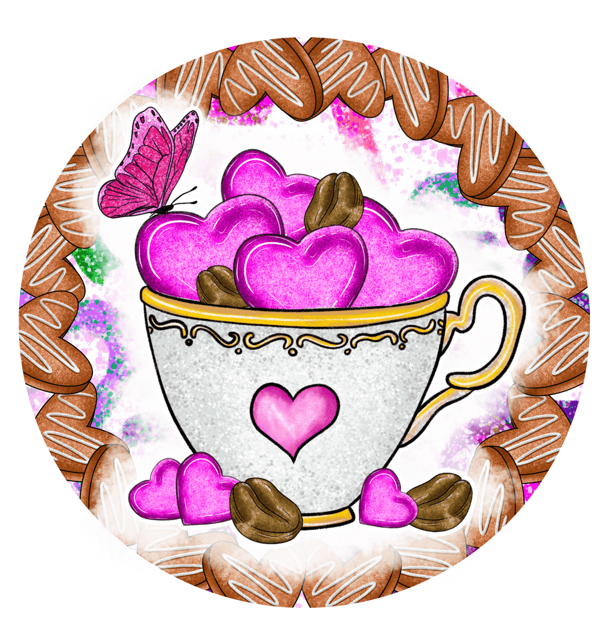 "Love Cup Heart" DTF TRANSFER