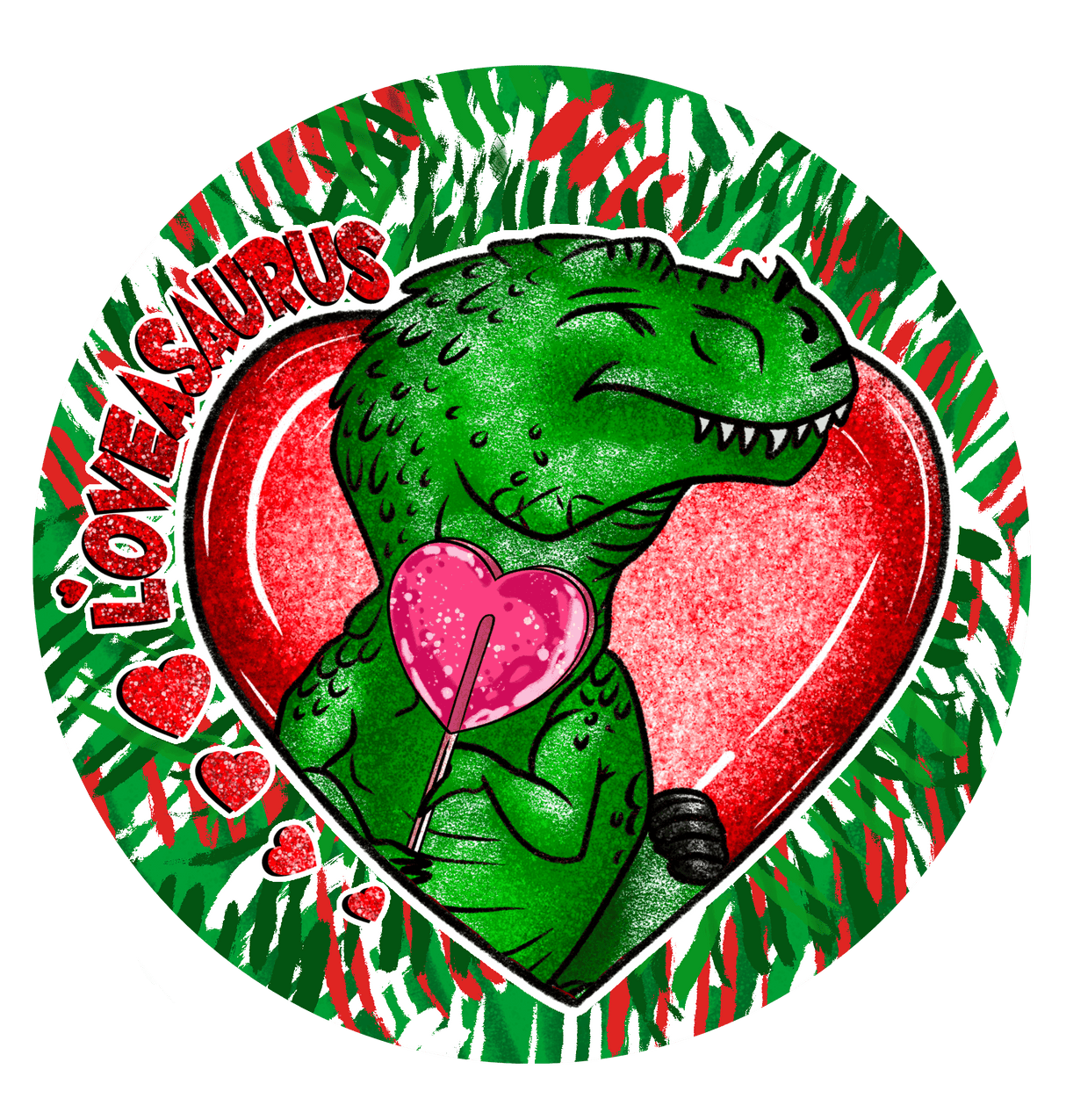 "Loveasaurus" DTF TRANSFER