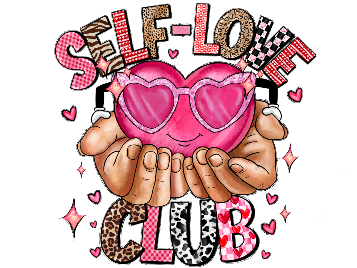 "Self Love Club" DTF TRANSFER