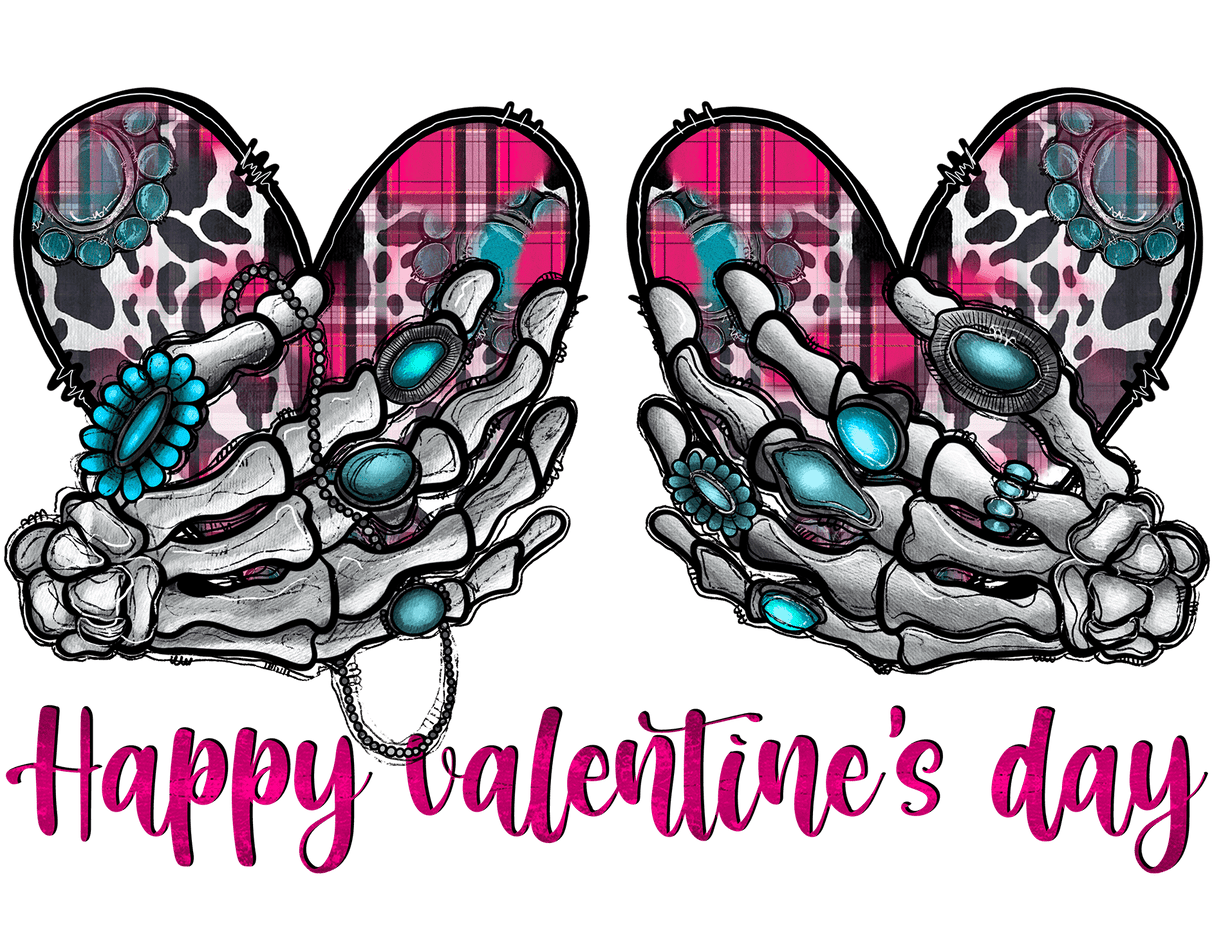 "Skeleton Valentine's Day" DTF TRANSFER