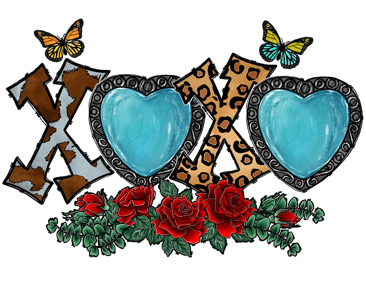 "XOXO" DTF TRANSFER