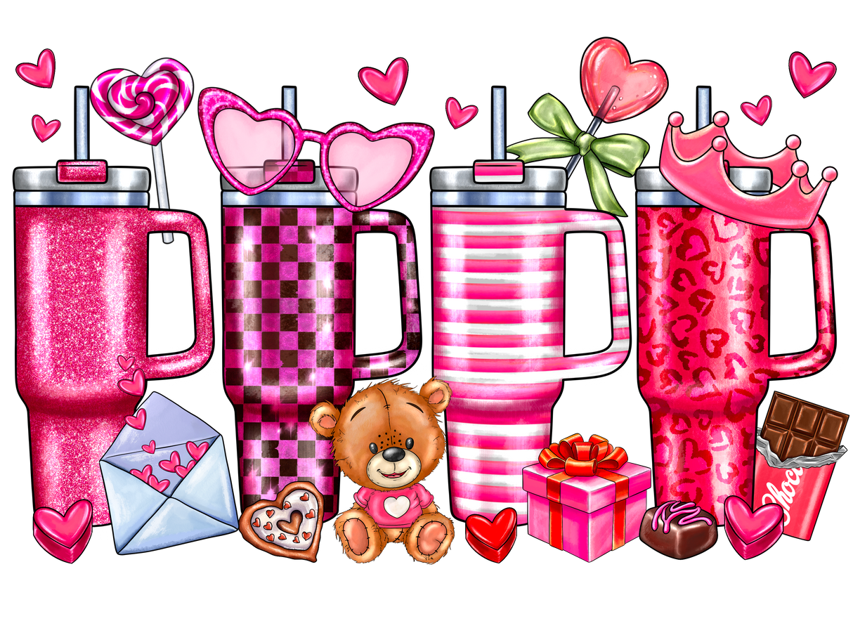 "Valentines Day Obsessive Cup Discorder" DTF TRANSFER