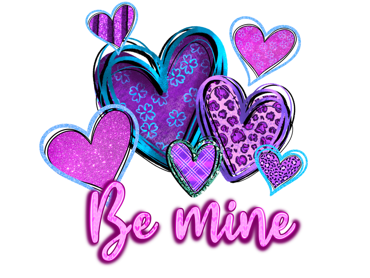 "Be Mine Love" DTF TRANSFER