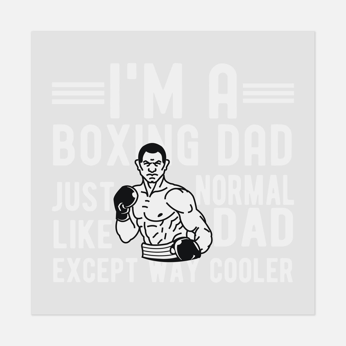 Sports - boxing dad