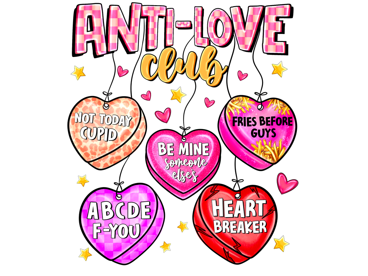 "Anti-Love Clubs" DTF TRANSFER