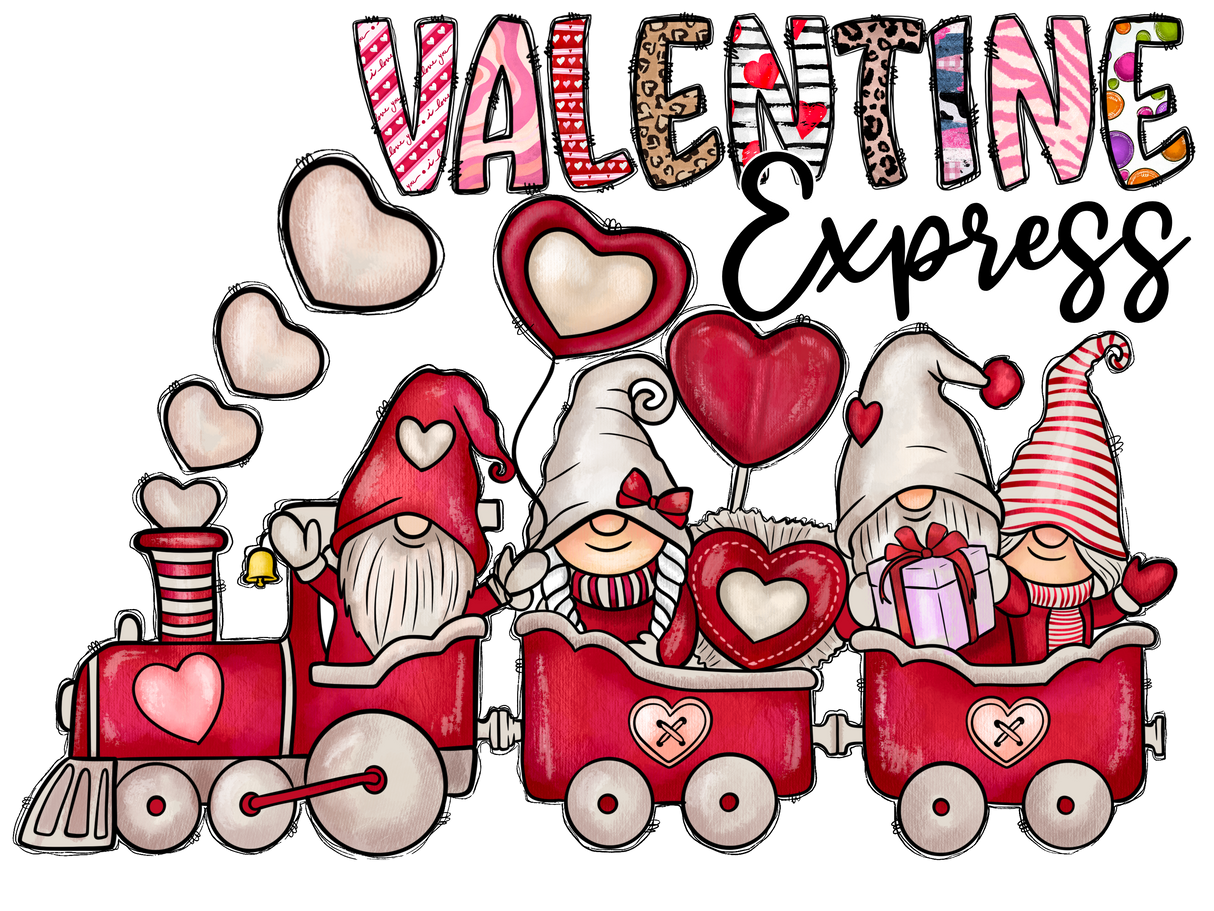 "Valentine Express" DTF TRANSFER