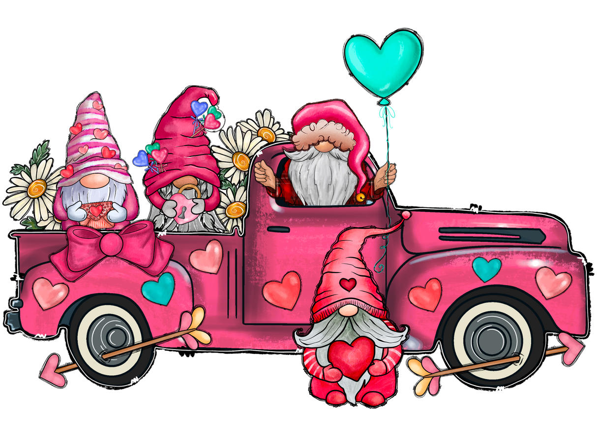 "Valentine Truck" DTF TRANSFER