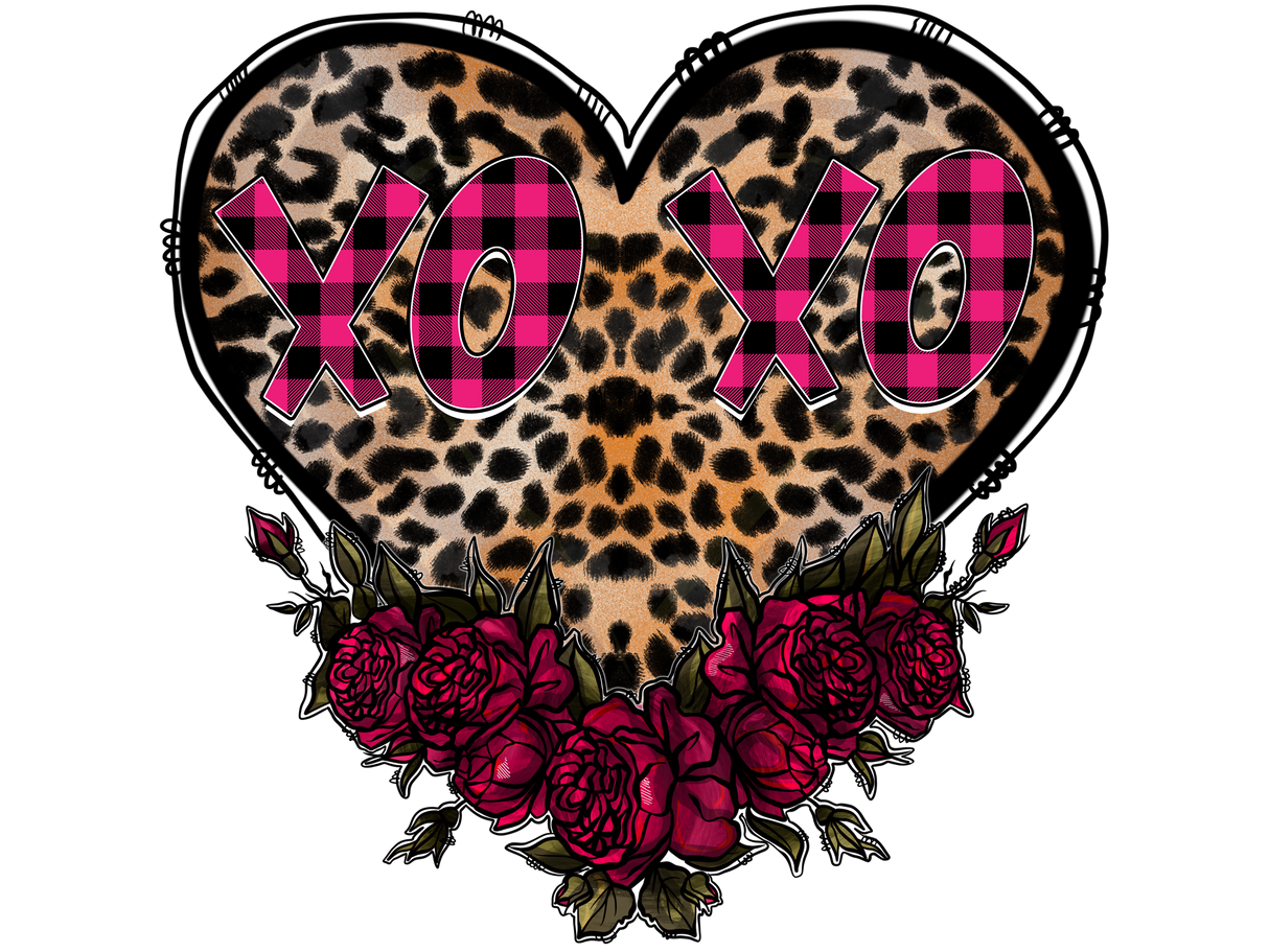 "XOXO Love Valentine" DTF TRANSFER