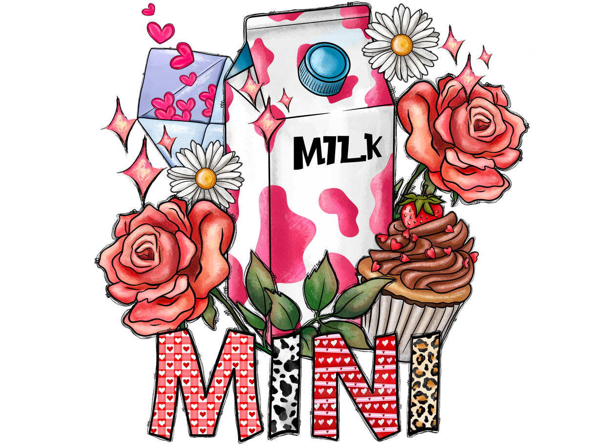 "Valentine Milk Mini" DTF TRANSFER