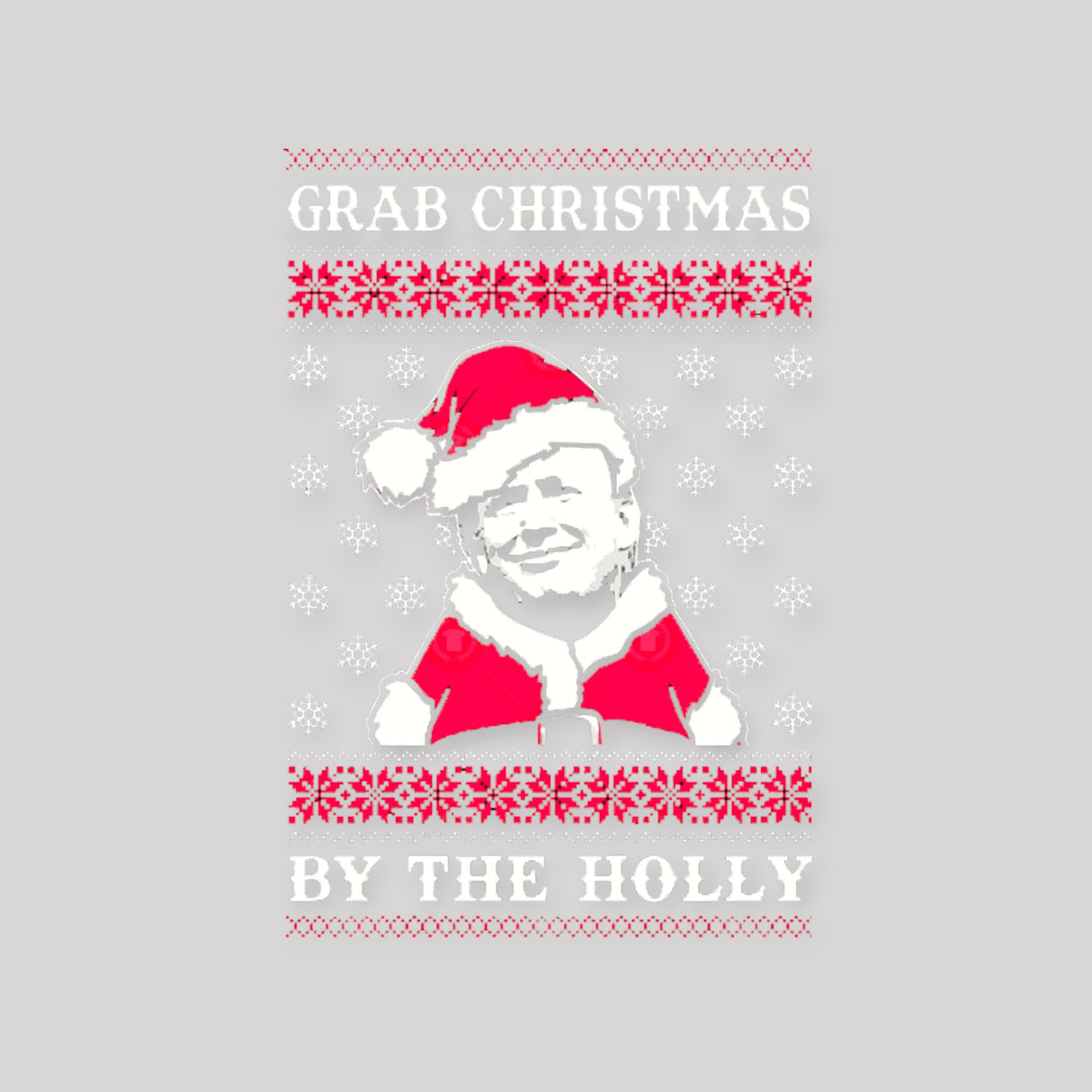 "Trump: Grab Christmas by the Holly" DTF Transfer